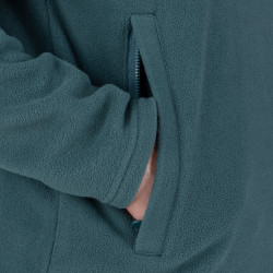 Camisola polar com fecho de um quarto Equestrian Shires Aubrion Tomilho Verde