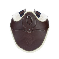 Cinta de esporões Elite Shires Velociti Lusso Havana Castanho
