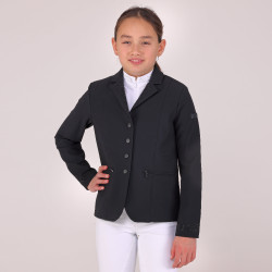 Casaco de concurso Optima Gx jovem cavaleiro Shires Aubrion Preto