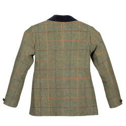 Casaco Saratoga infantil Shires Aubrion Xadrez vermelho/amarelo/azul Motivos