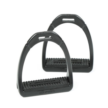 Estribos Premium Profile Shires Compositi Preto