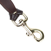 Longe de couro Shires Velociti Lusso Havana Castanho