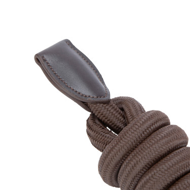 Longe de couro Shires Velociti Lusso Havana Castanho
