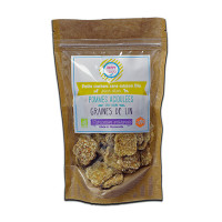 Bolachas de linhaça para cão Happy Crackers Bolachas de linhaça para cão Happy Crackers