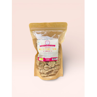 Bolachas de sementes de linho Happy Crackers mel e tomilho