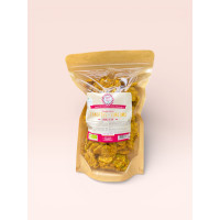 Biscoitos de sementes de linho Happy Crackers cenoura e cúrcuma
