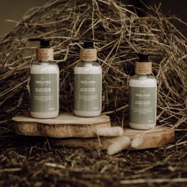 Gel de massagem refrescante Nellumbo