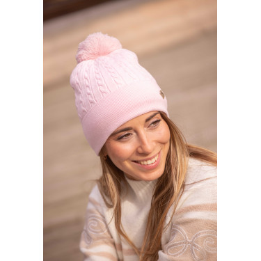 Gorro Pénélope Virgie mulher Rosa claro