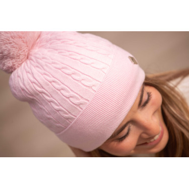 Gorro Pénélope Virgie mulher Rosa claro