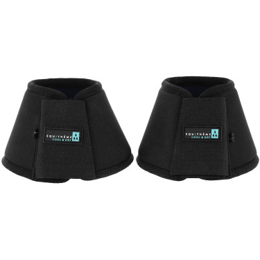Caneleiras Cool&dry Equithème Fresh Preto Caneleiras Cool&dry Equithème Fresh Preto