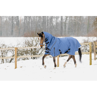 Cobre-pescoço Equithème Tyrex Aisance 1200D Azul
