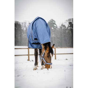 Cobre-pescoço Equithème Tyrex Aisance 1200D Azul