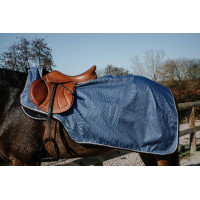 Capa de garupa Equithème Tyrex 1200D Azul cobalto