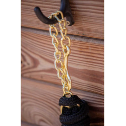 Corda de apresentação 250 cm Paddock Sport Preto