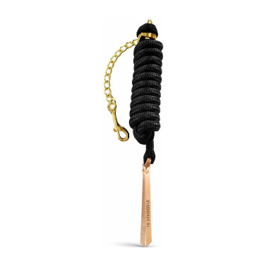 Corda de apresentação 250 cm Paddock Sport Preto