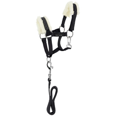 Mini cabresto e corda Pony Academy Preto