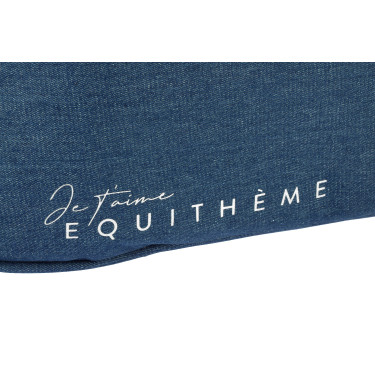 Saco de fim de semana Je t'aime Equithème Denim Azul