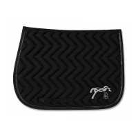 Manta de sela Pénélope Velours Preto / preto