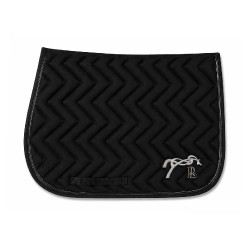 Manta de sela Pénélope Velours Preto / preto Manta de sela Pénélope Velours Preto / preto