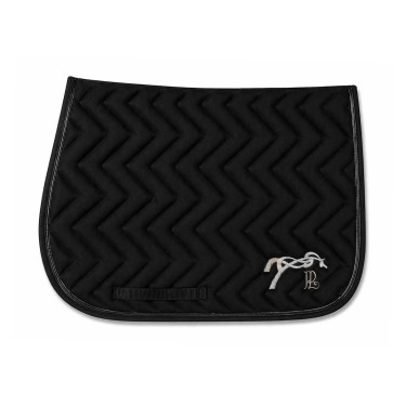Manta de sela Pénélope Velours Preto / preto Manta de sela Pénélope Velours Preto / preto