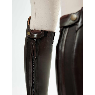 Botas de equitação LeMieux Field Castanho