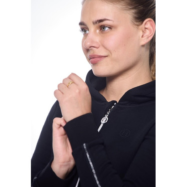Casaco com zíper Harcour Sworm feminino Preto Casaco com zíper Harcour Sworm feminino Preto