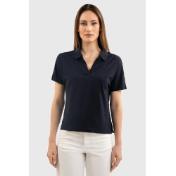 Polo Harcour Capella mulher Marinho Azul-marinho