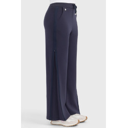 Calças de malha Harcour Clarisse para mulher Marinho Azul-marinho