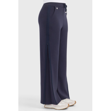 Calças de malha Harcour Clarisse para mulher Marinho Azul-marinho