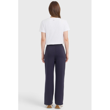 Calças de malha Harcour Clarisse para mulher Marinho Azul-marinho