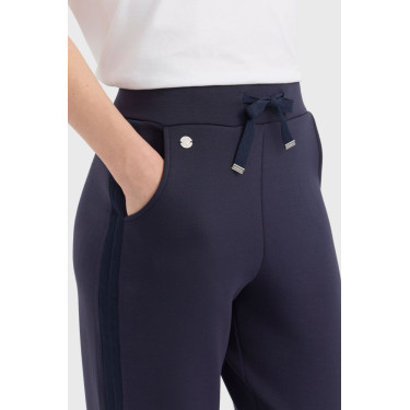 Calças de malha Harcour Clarisse para mulher Marinho Azul-marinho