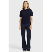 Polo pulôver Harcour Cherry feminino Marinho Azul-marinho