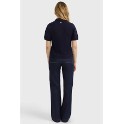 Polo pulôver Harcour Cherry feminino Marinho Azul-marinho