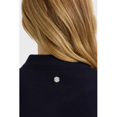 Polo pulôver Harcour Cherry feminino Marinho Azul-marinho