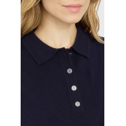 Polo pulôver Harcour Cherry feminino Marinho Azul-marinho