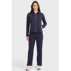 Sweat com fecho Harcour Clarianne mulher Marinho Azul-marinho