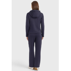 Sweat com fecho Harcour Clarianne mulher Marinho Azul-marinho