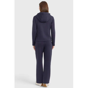 Sweat com fecho Harcour Clarianne mulher Marinho Azul-marinho