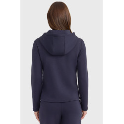 Sweat com fecho Harcour Clarianne mulher Marinho Azul-marinho