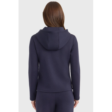 Sweat com fecho Harcour Clarianne mulher Marinho Azul-marinho