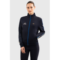 Sweatshirt com fecho Budapest Unissex EEF x Harcour Marinho Azul-marinho
