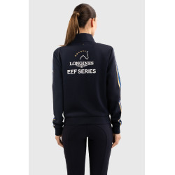 Sweatshirt com fecho Budapest Unissex EEF x Harcour Marinho Azul-marinho