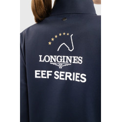 Sweatshirt com fecho Budapest Unissex EEF x Harcour Marinho Azul-marinho