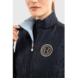Colete sem mangas Harcour Quickstara Reversível Feminino CSIO La Baule Marinho / marinharia céu Azul-marinho