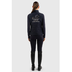 Colete sem mangas Harcour Quickstara Reversível Feminino CSIO La Baule Marinho / marinharia céu Azul-marinho