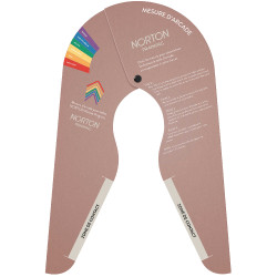 Medidor de arcadas Norton Rexine Progress Castanho