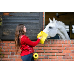 Rolo de pano de limpeza Horsewipe Amarelo