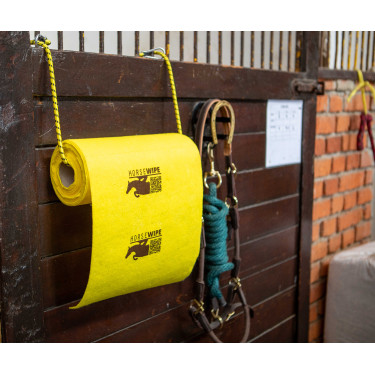 Corda porta-rolo Horsewipe Amarelo / preto Corda porta-rolo Horsewipe Amarelo / preto