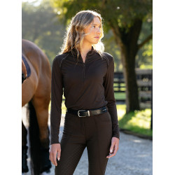 Base Layer leve LeMieux Brilliance Heyden feminino Espresso Castanho Base Layer leve LeMieux Brilliance Heyden feminino Espresso Castanho