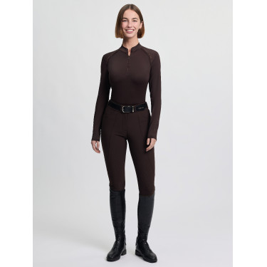 Base Layer leve LeMieux Brilliance Heyden feminino Espresso Castanho Base Layer leve LeMieux Brilliance Heyden feminino Espresso Castanho